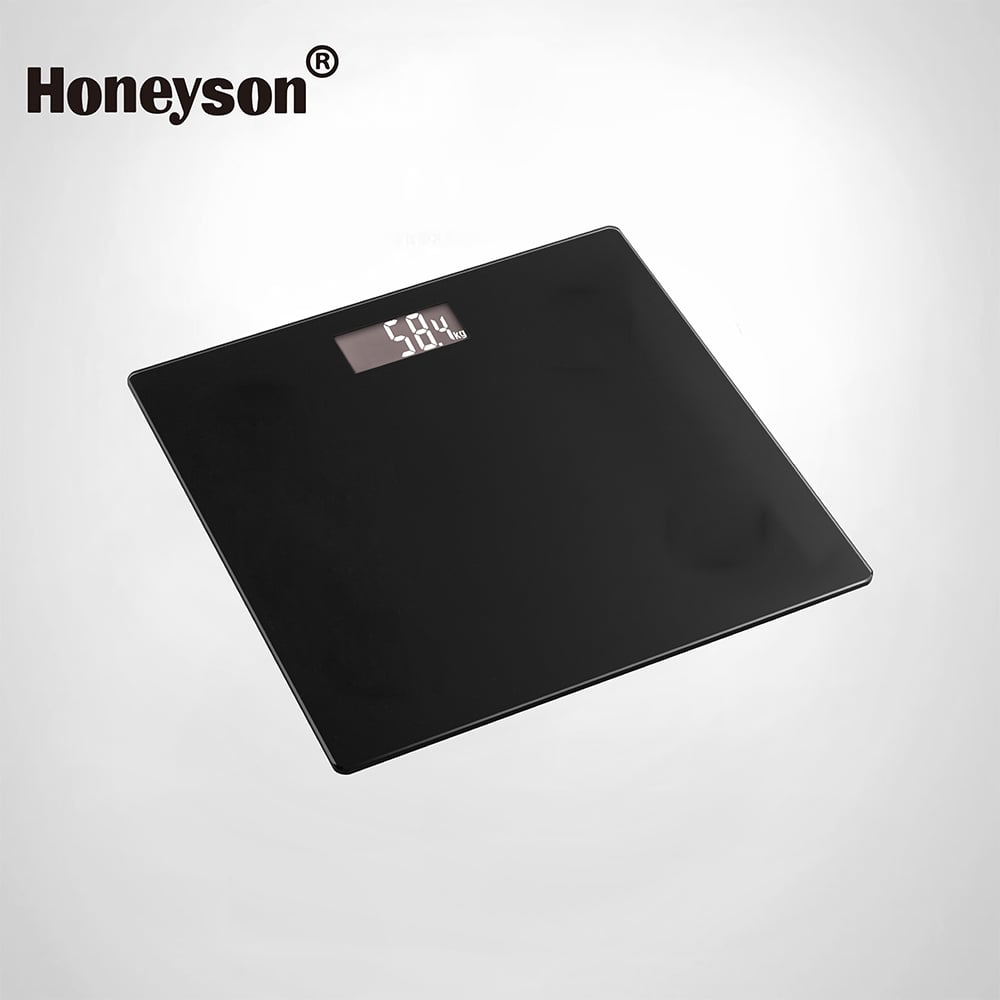 Hotel Bathroom Scale - Full Glass Platform with Large LCD Display Model H-05(LCD)