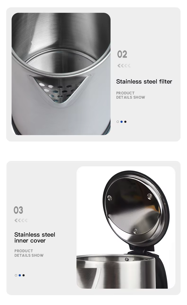 Hotel Guestroom Kettle - 1.0L capacity, matt finish style kettle, H1206-1 factory