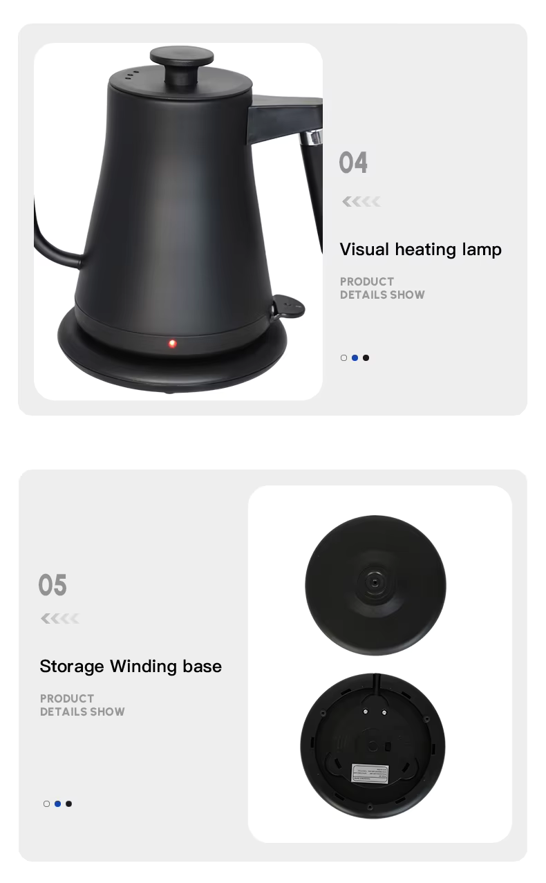 Hotel Guestroom Kettle - 0.8L capacity, matt finish style kettle, K87 supplier