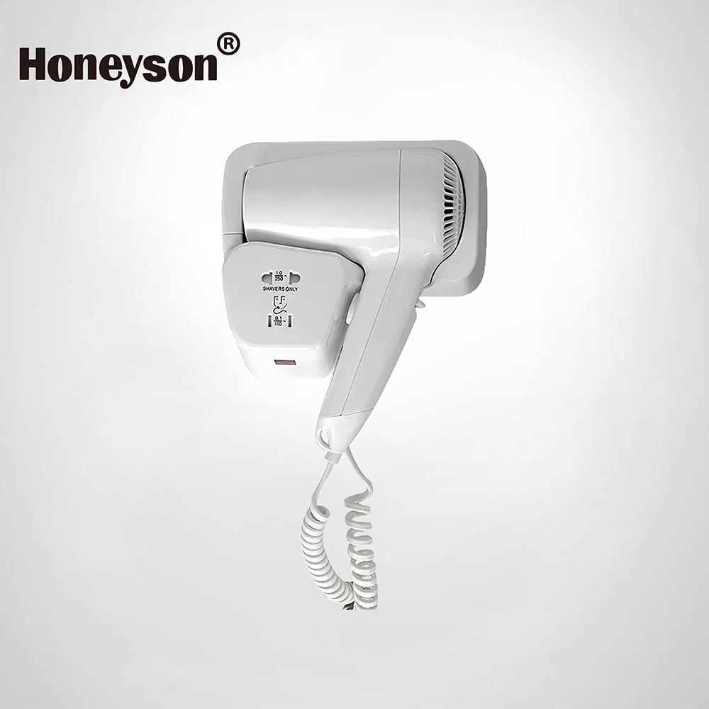 Hotel Guestroom Hair Dryer, Wall-mounted, D01A-1