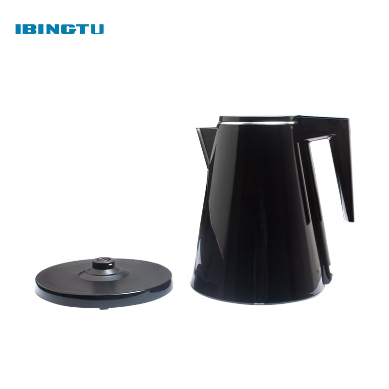 Hotel Guestroom Kettle , 1.2L capacity, double body , cool touch style kettle,H1206,