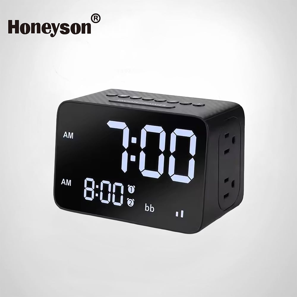 Multi-Functional Digital Alarm Clock with Charging Station, BT510