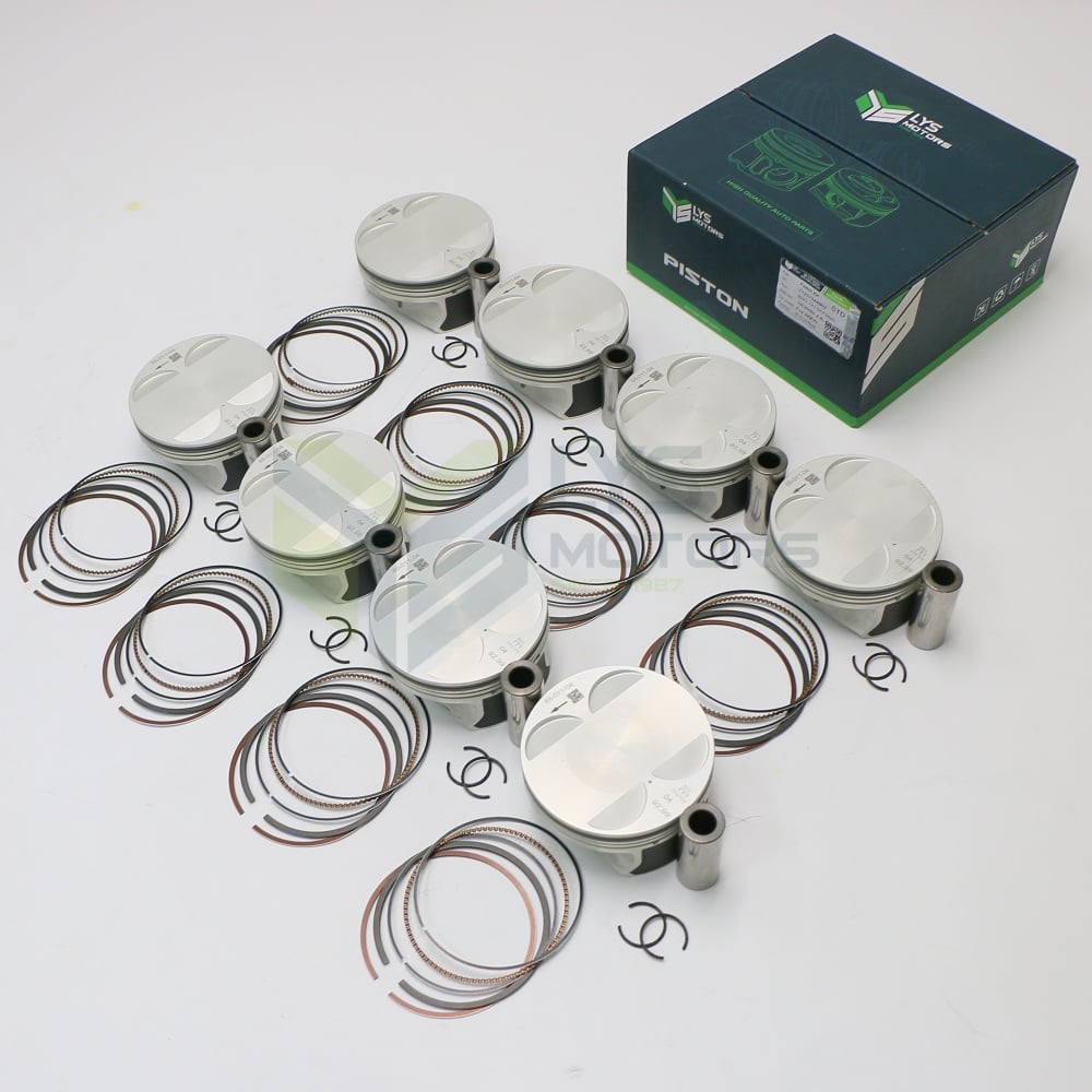 Piston kit engine parts 11257544952 N62B48A BMW 545i E60 E61 4.8L