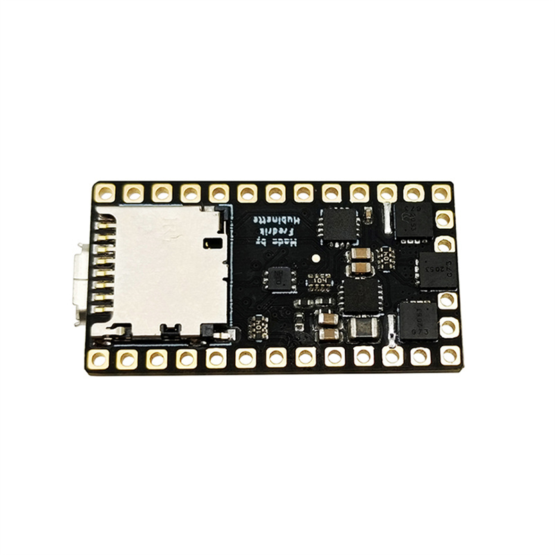 Miniature IoT Core Module PCB with Micro SD Card Slot & Gold-Plated Pin Headers for Embedded Projects