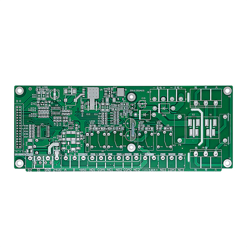Industrial Control Relay PCB Board with 24V Power & RS485 Interface for Automation Systems