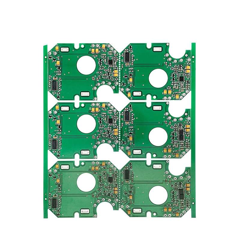 Custom 6-in-1 Panelized PCB Board with Special-Shaped Cutout for Precision Electronic Components