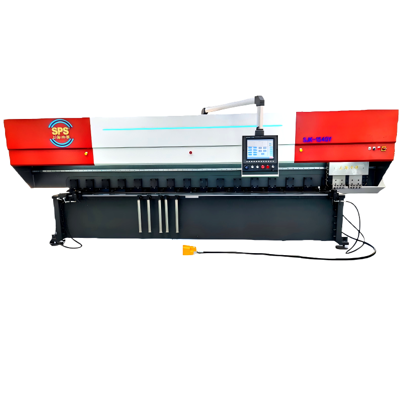Vertical Grooving Machine-Red and white