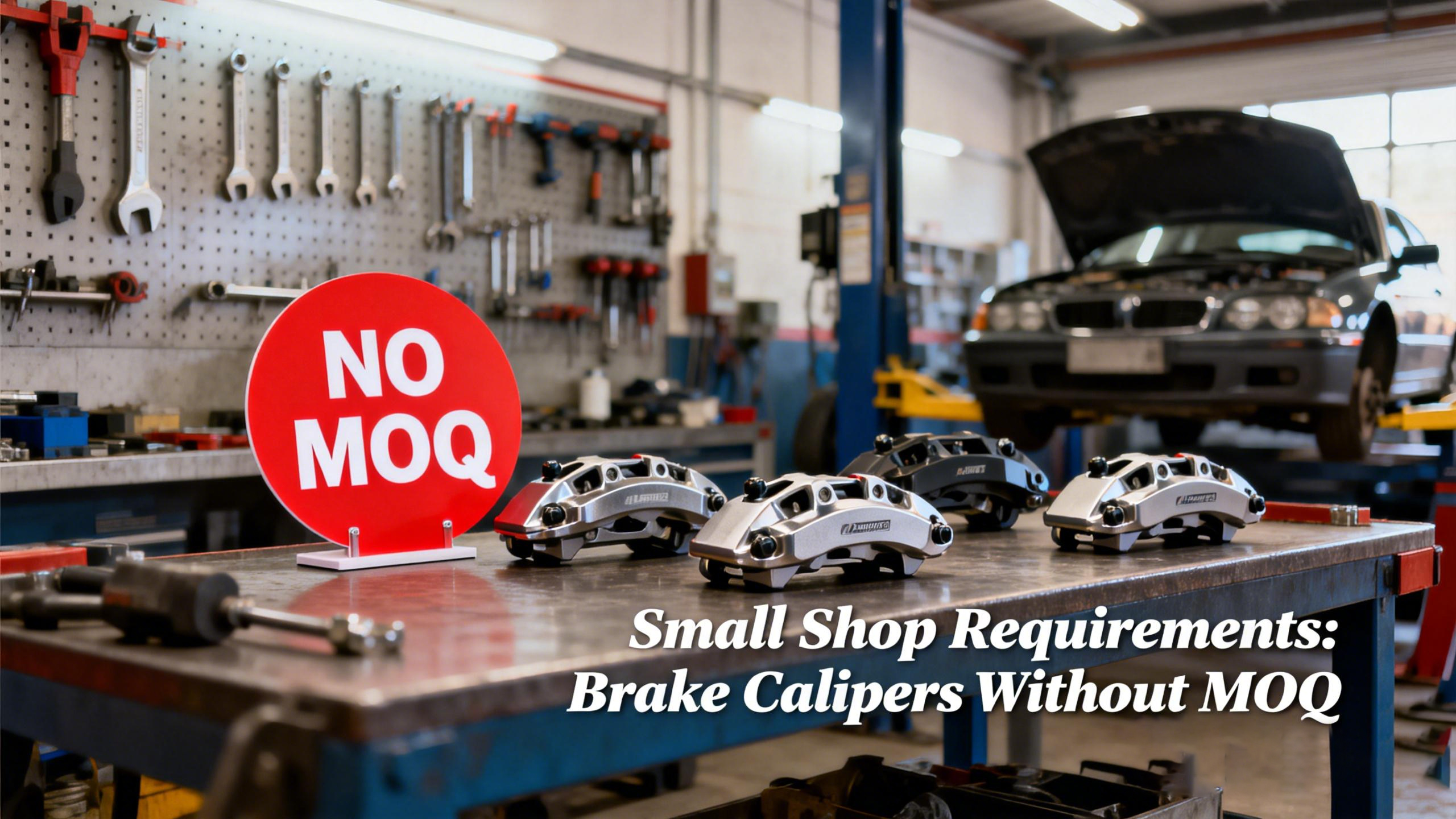Small Shop Requirements: Brake Calipers Without MOQ
