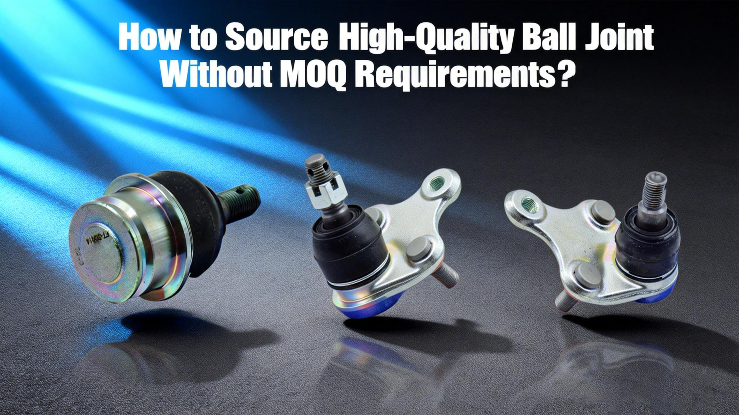 How to Source High-Quality Ball Joint Without MOQ Requirements?
