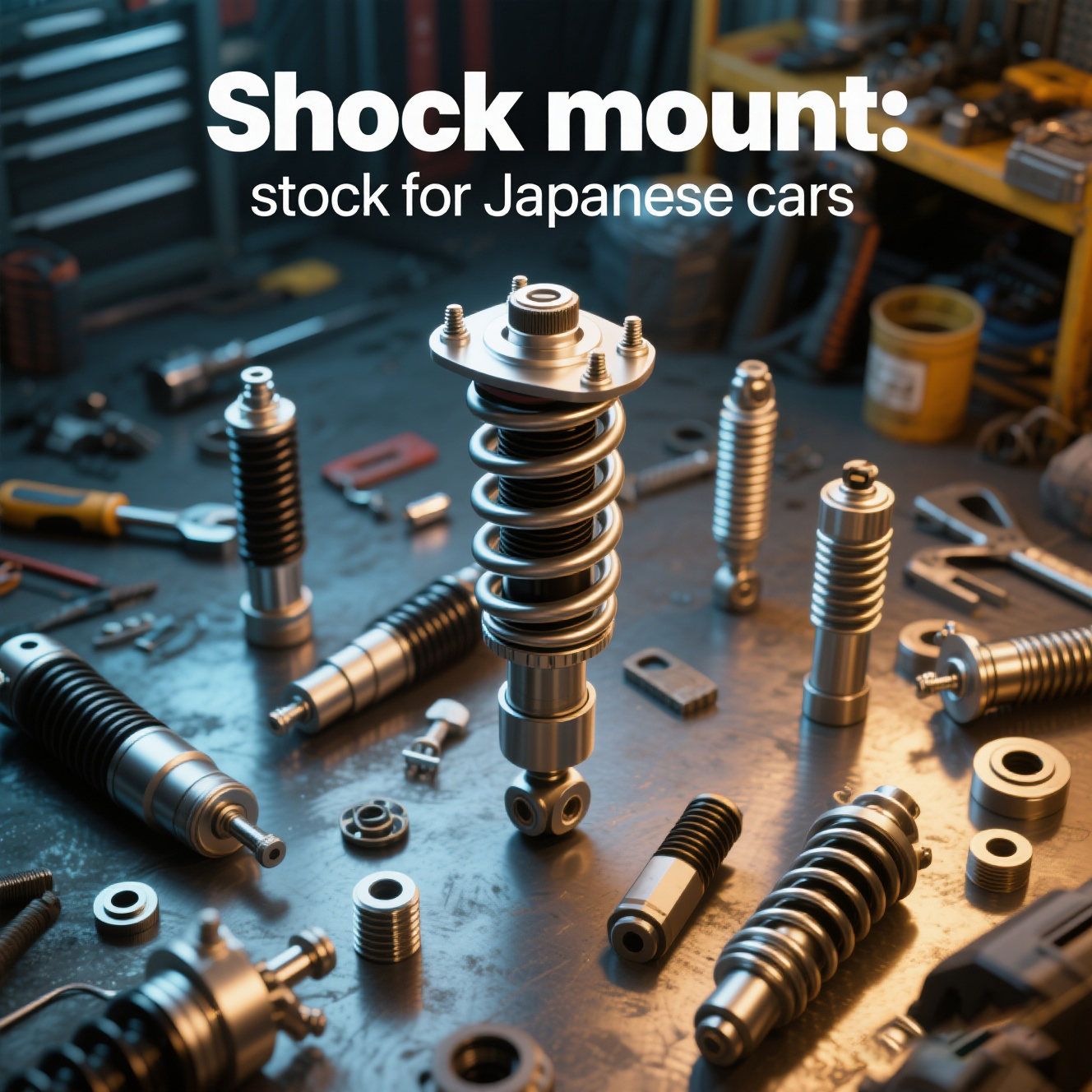 Shock mount: stock for Japanese cars
