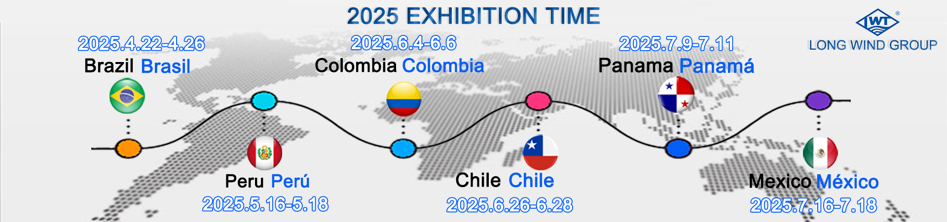 LONGWIND GROUP Sweeps $12M Orders at 4 South American Expos! Full Victory Across Brazil→Peru→Colombia→Chile!