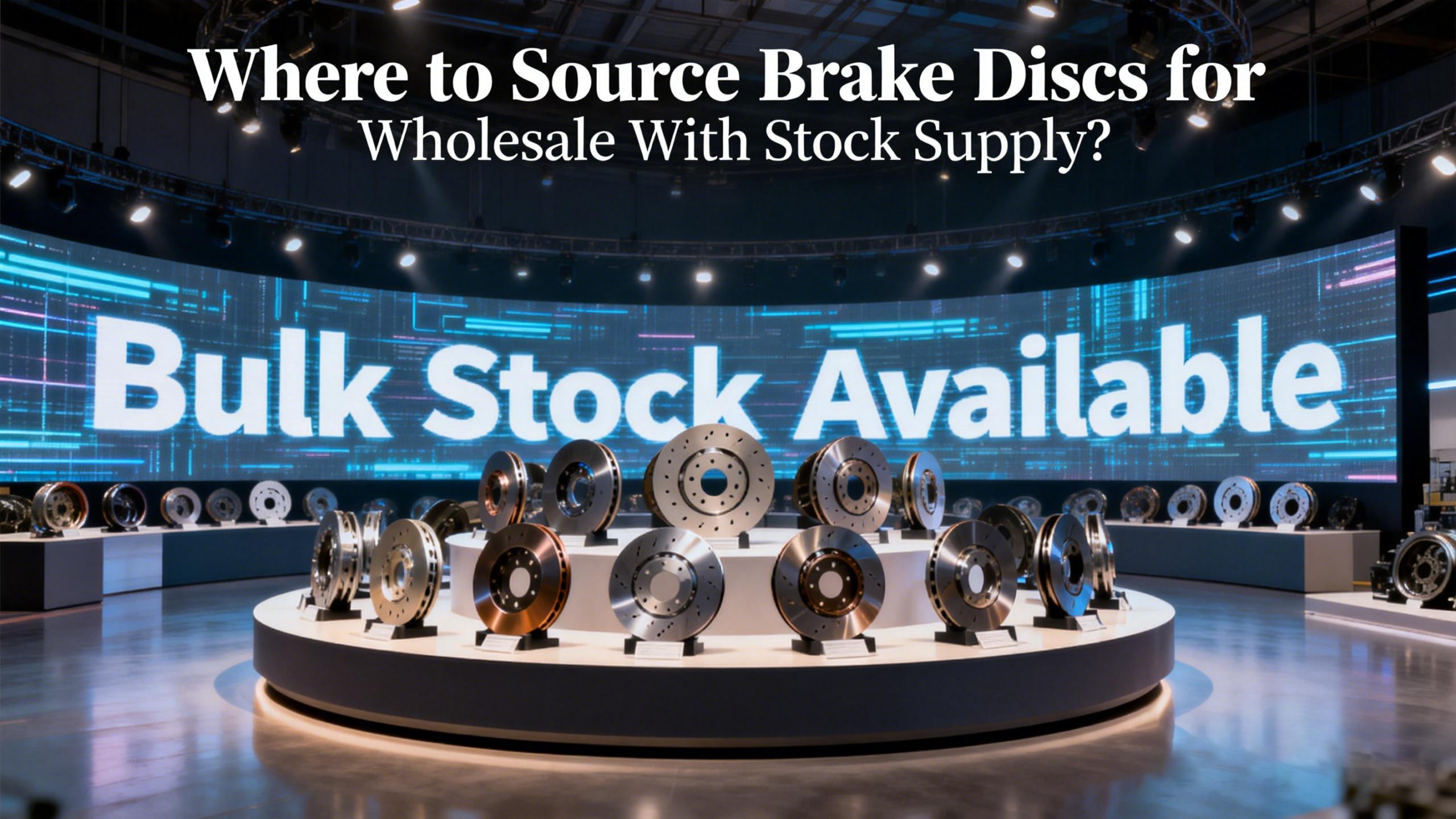 Where to Source Brake Discs for Wholesale With Stock Supply?
