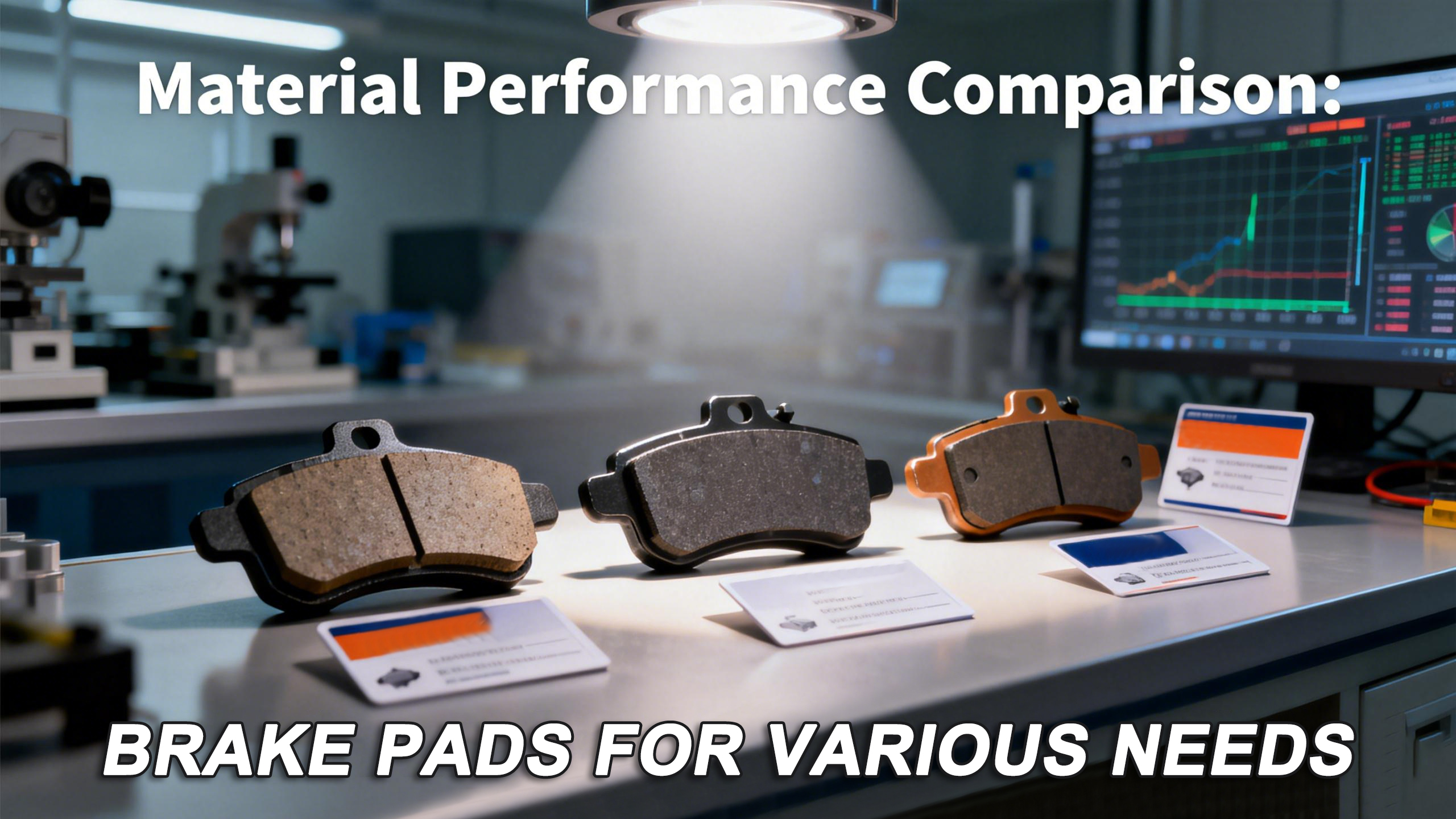Material Performance Comparison: Brake Pads for Various Needs