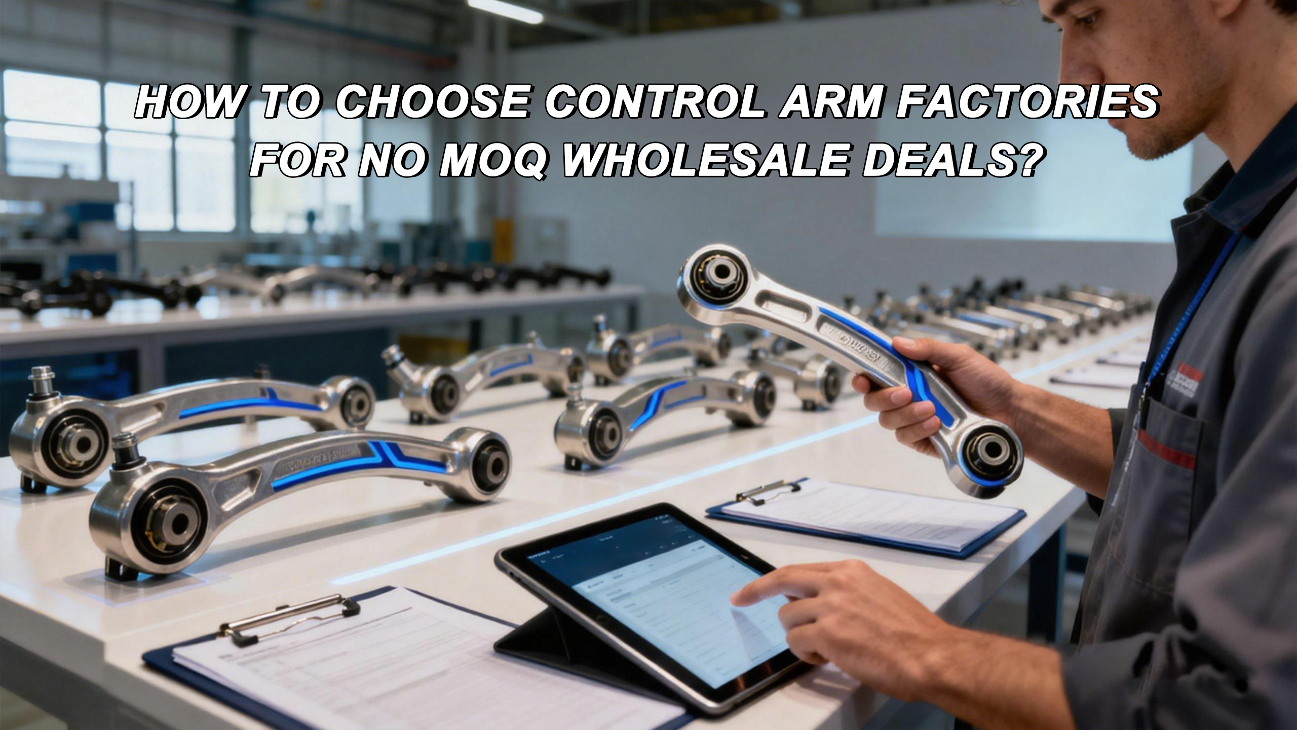 How to Choose Control Arm Factories for No MOQ Wholesale Deals?
