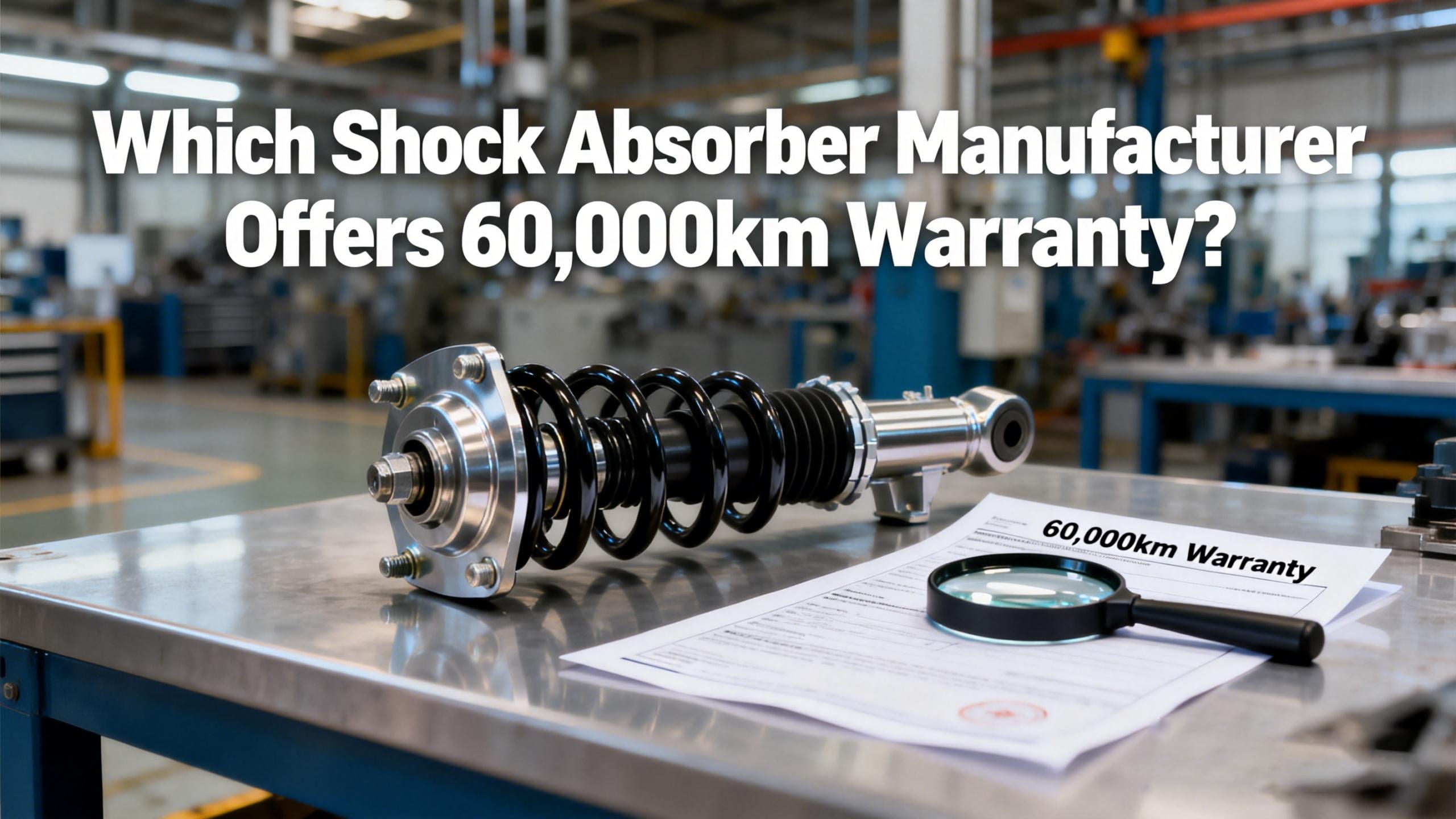 Which Shock Absorber Manufacturer Offers 60,000km Warranty?