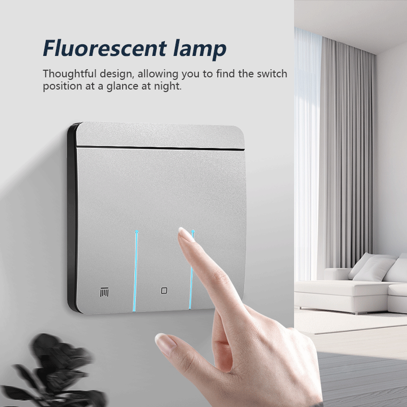 Smart Controller Curtain Grey Dual Channel -- PE2002