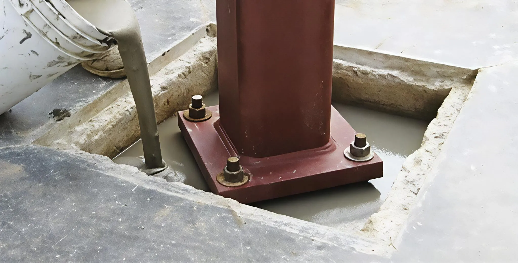 Industriell epoksygrouting