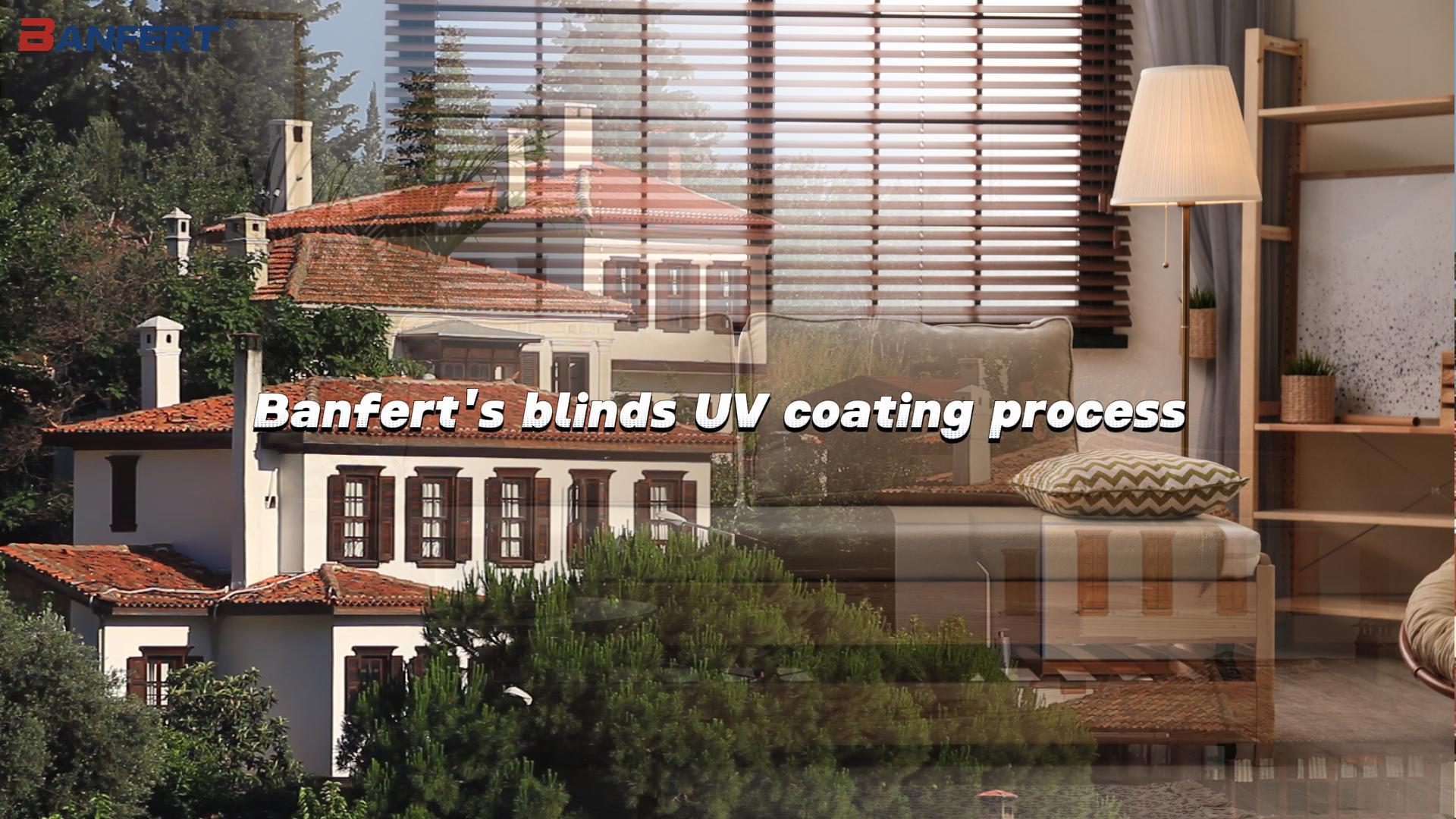 Proses salutan UV tirai Banfert