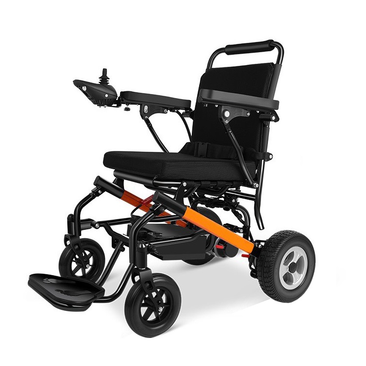 KSM-602 Aluminum alloy lightweight foldable electric wheelchairs for adults portable remote control electric wheelchair