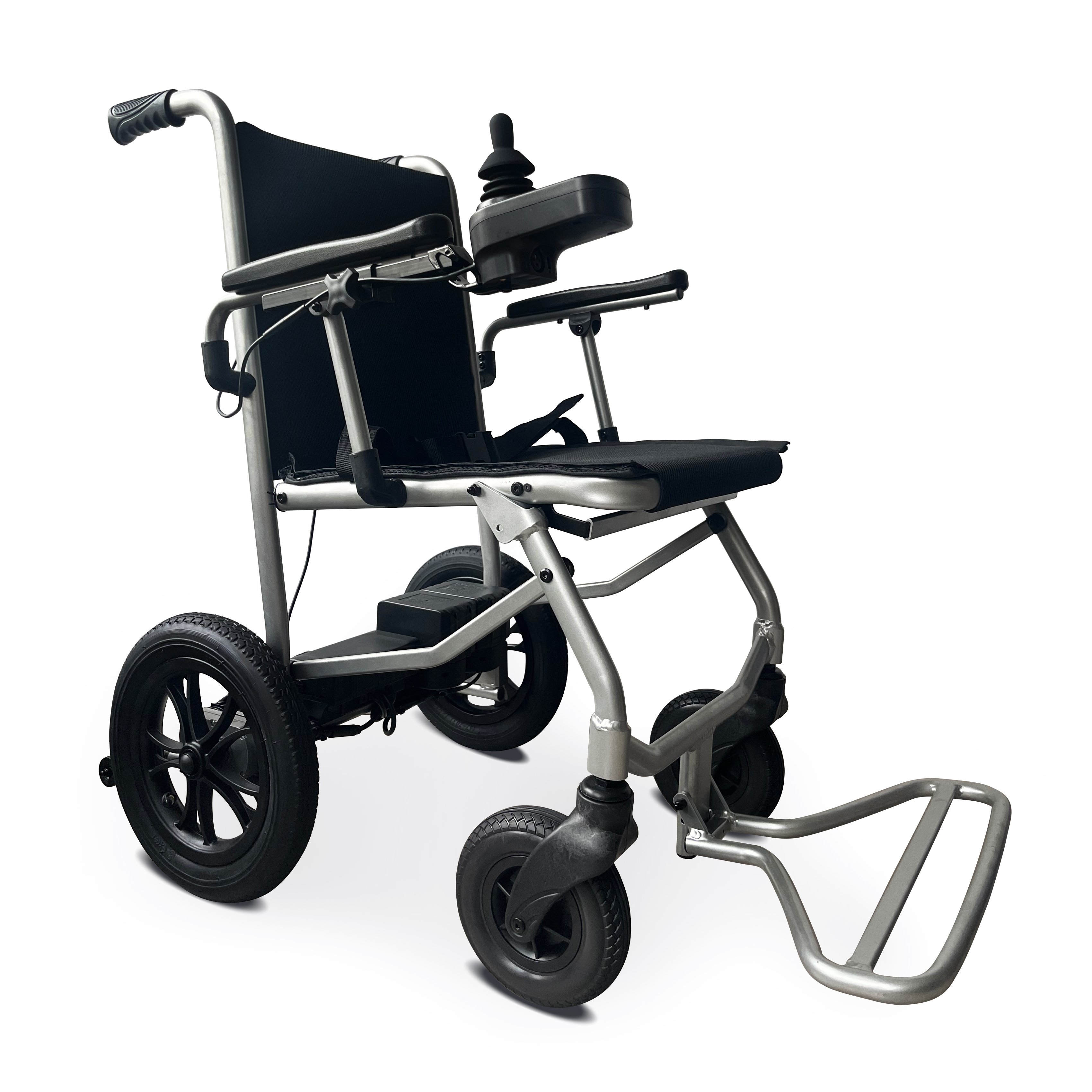 KSM-605 13.5 kgs Aluminum Super Lightweight Electric Wheelchair For Travel Portable Folding Electric Wheelchair With Lithium Battery 