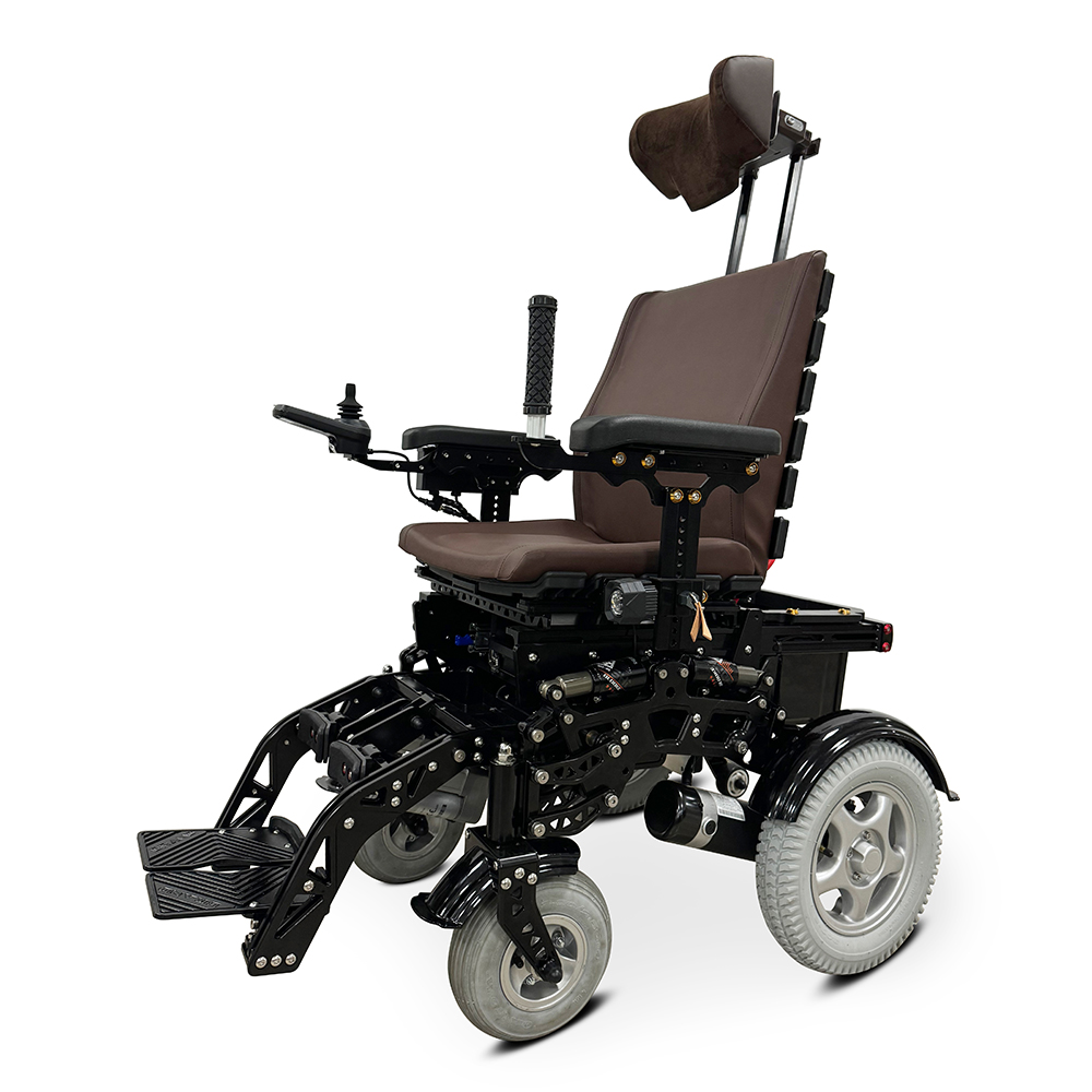 KSM-651 High Speed Off Road All Terrain Electric Wheel Chair Aluminium Alloy Frame Heavy Duty Motorized Power Wheelchair