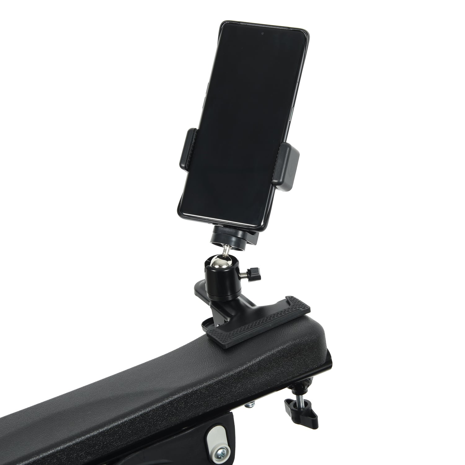 KSM-PH01 Phone & Tablet Holder for Wheelchair Adjustable Phone Stand for Electric Wheelchair and Mobility Scooter