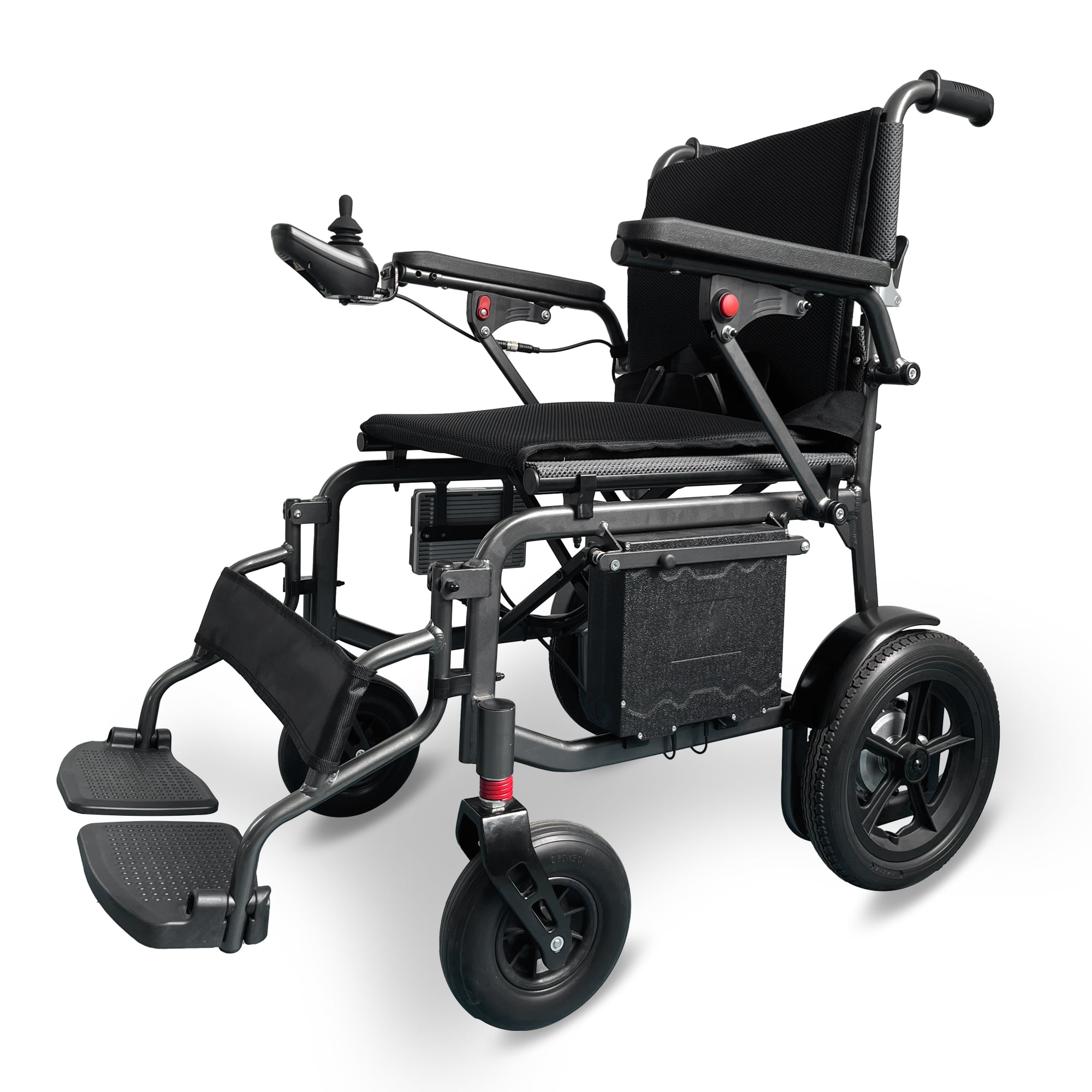 KSM-510 Ultralight Electric Wheelchair Foldable Lightweight Design Wheelchair With Brushless Motors 12AH Lithium Battery Airline Approved
