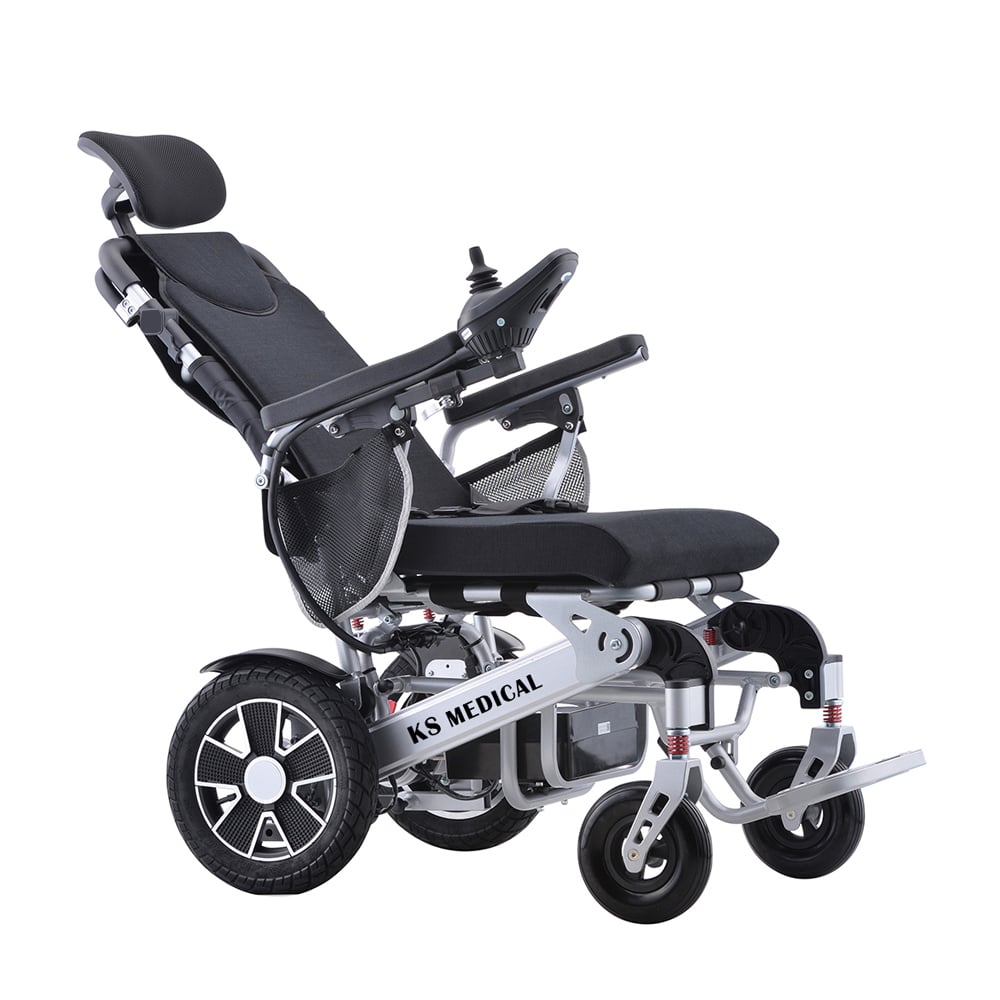 KSM-606AR Automatic Backrest Reclining Electric Wheelchair for Adults Professionals Auto Reclining Power Wheelchairs