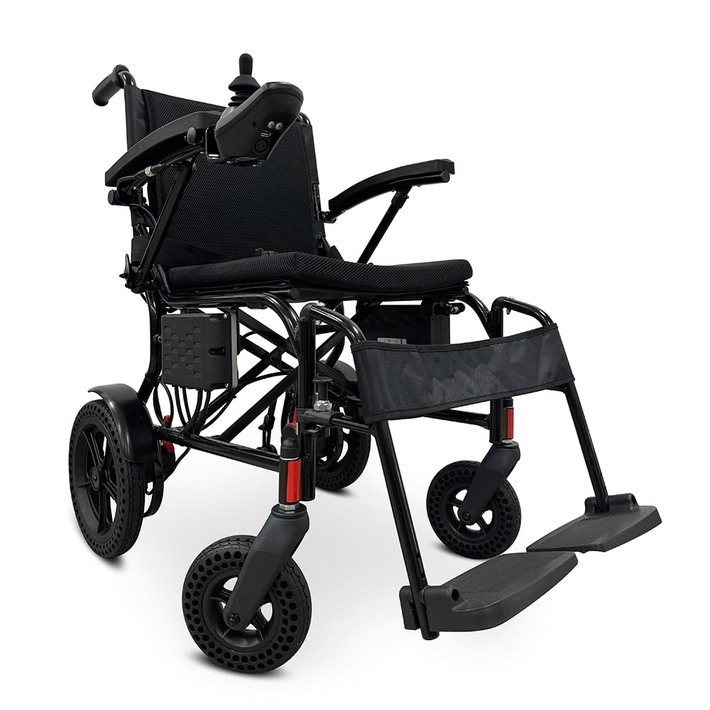 KSM-509Pro Newest Ultra Light 17kg Electric Power Wheelchair Aluminum Brushless Portable Foldable Lightweight Electric Wheelchair