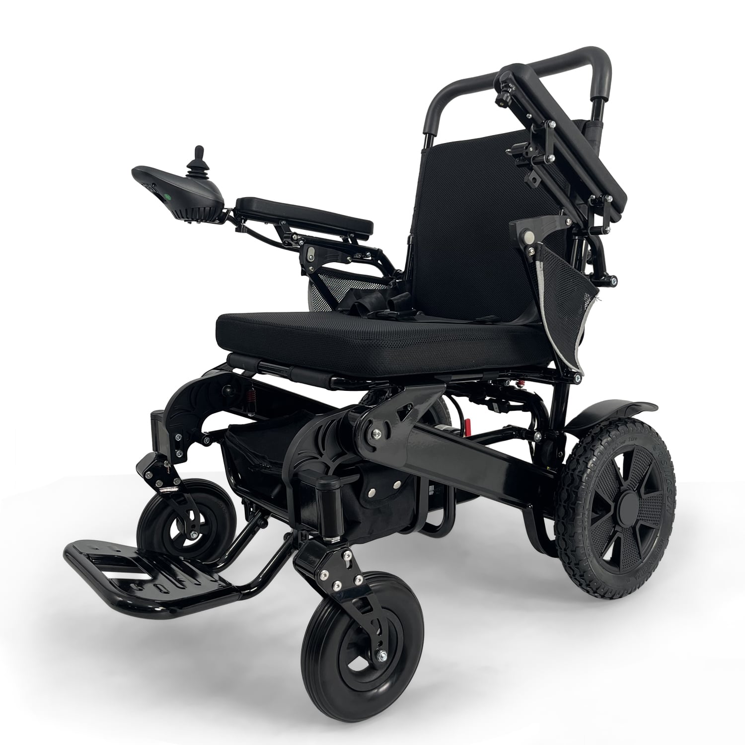 KSM-606Plus Heavy Duty All Terrain Wheelchairs Mobility Aid Folding Electric Wheelchair With 52cm Seat Width And 700W Motors