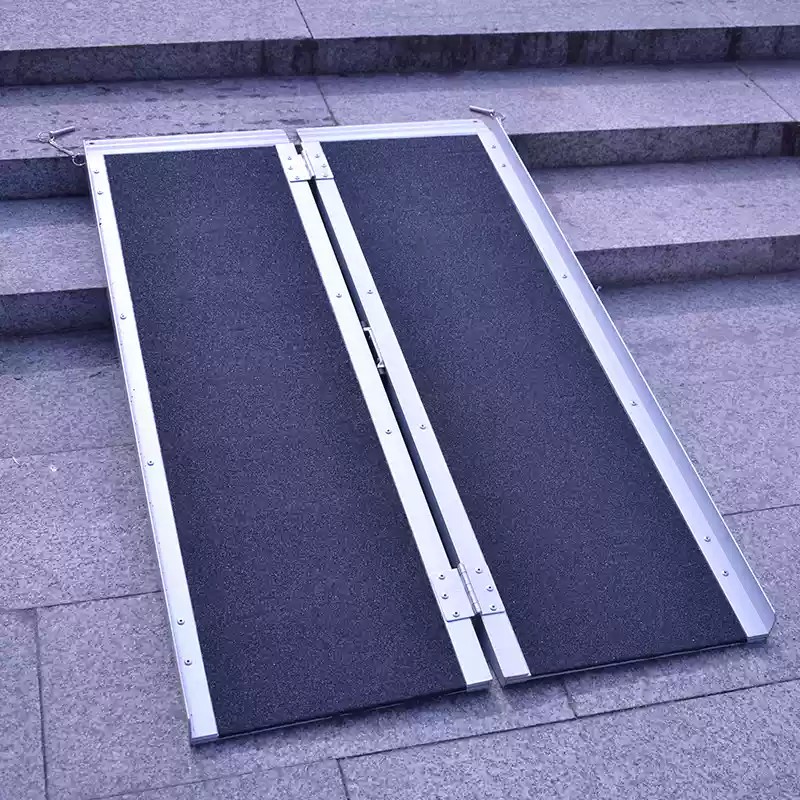 KSM-WR02 Vruće prodavanje aluminijumske legure složive, lagane rampte za kolicare, skuterove i motocikl dostupne rampte