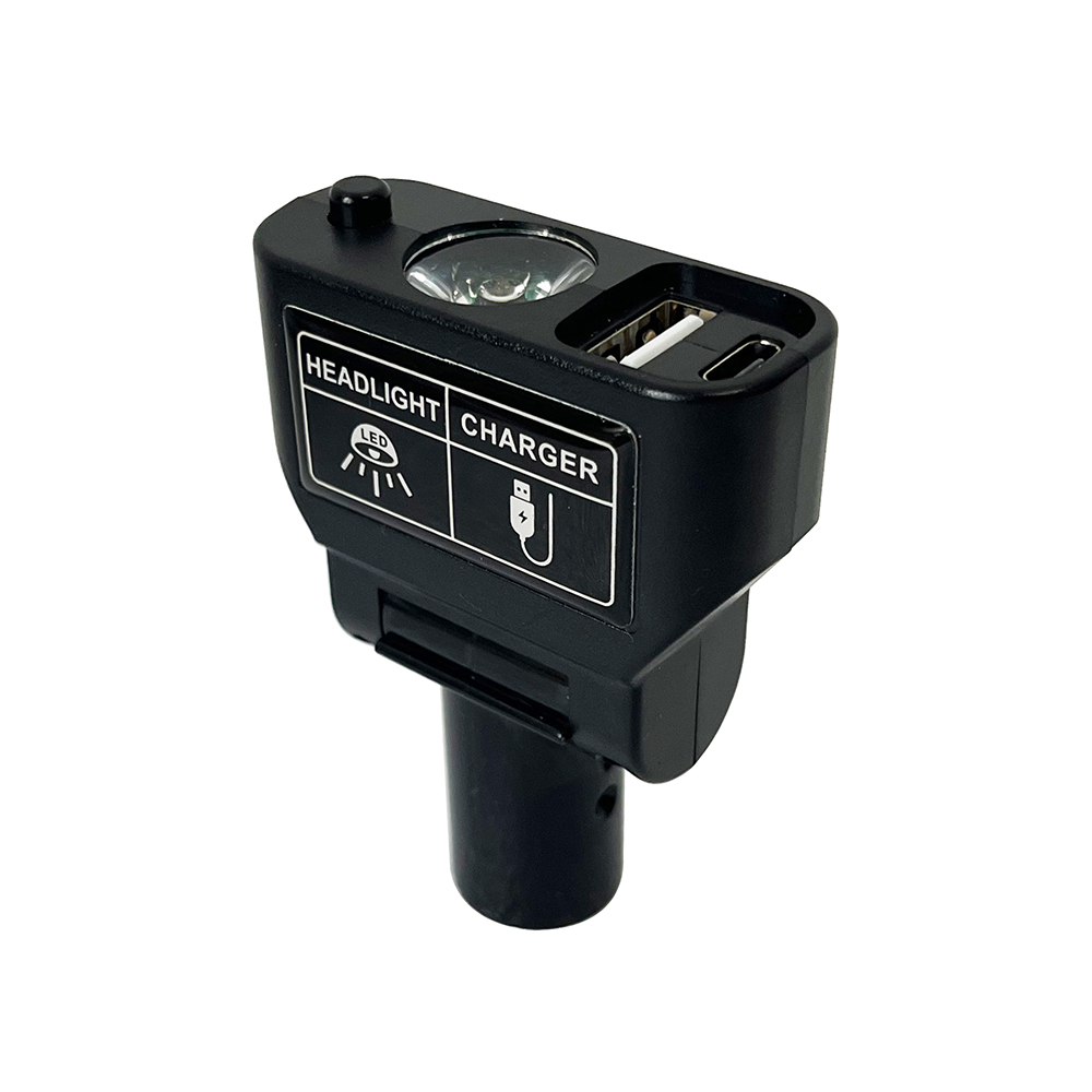 KSM-L02 Univerzalno Montirano Električno Osjetilac Glava Svjetlo LED Svjetla I Sa USB Nabavnik Za Invalidske Kolice 3 Pin XLR Glava Električne Invalidske Kolice Nabavnik