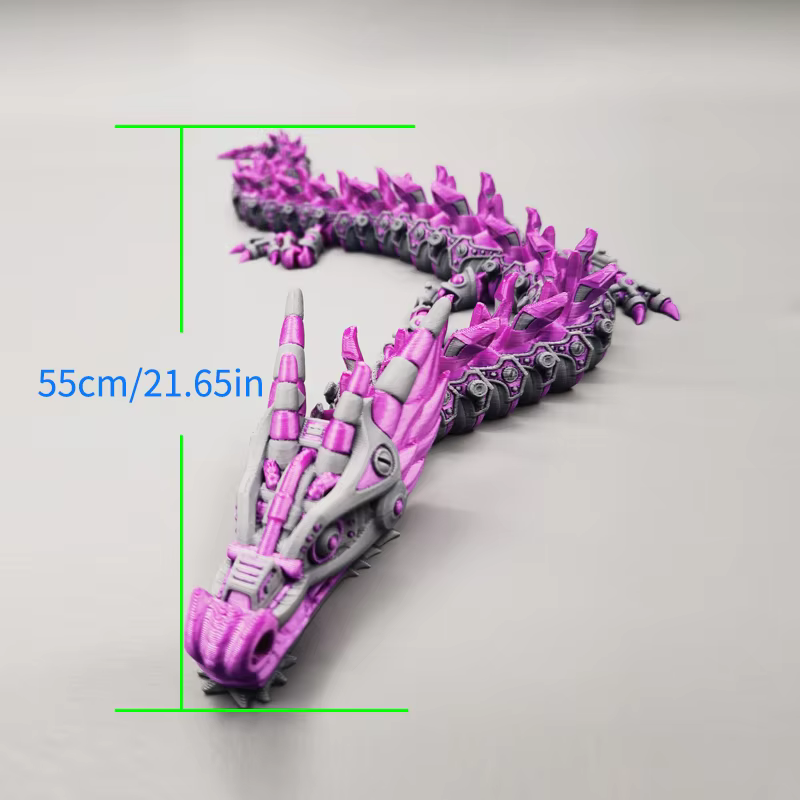 Naturally Degradable PLA Hinge Structure Joint Movable Decompression 3d Printed Dragon factory