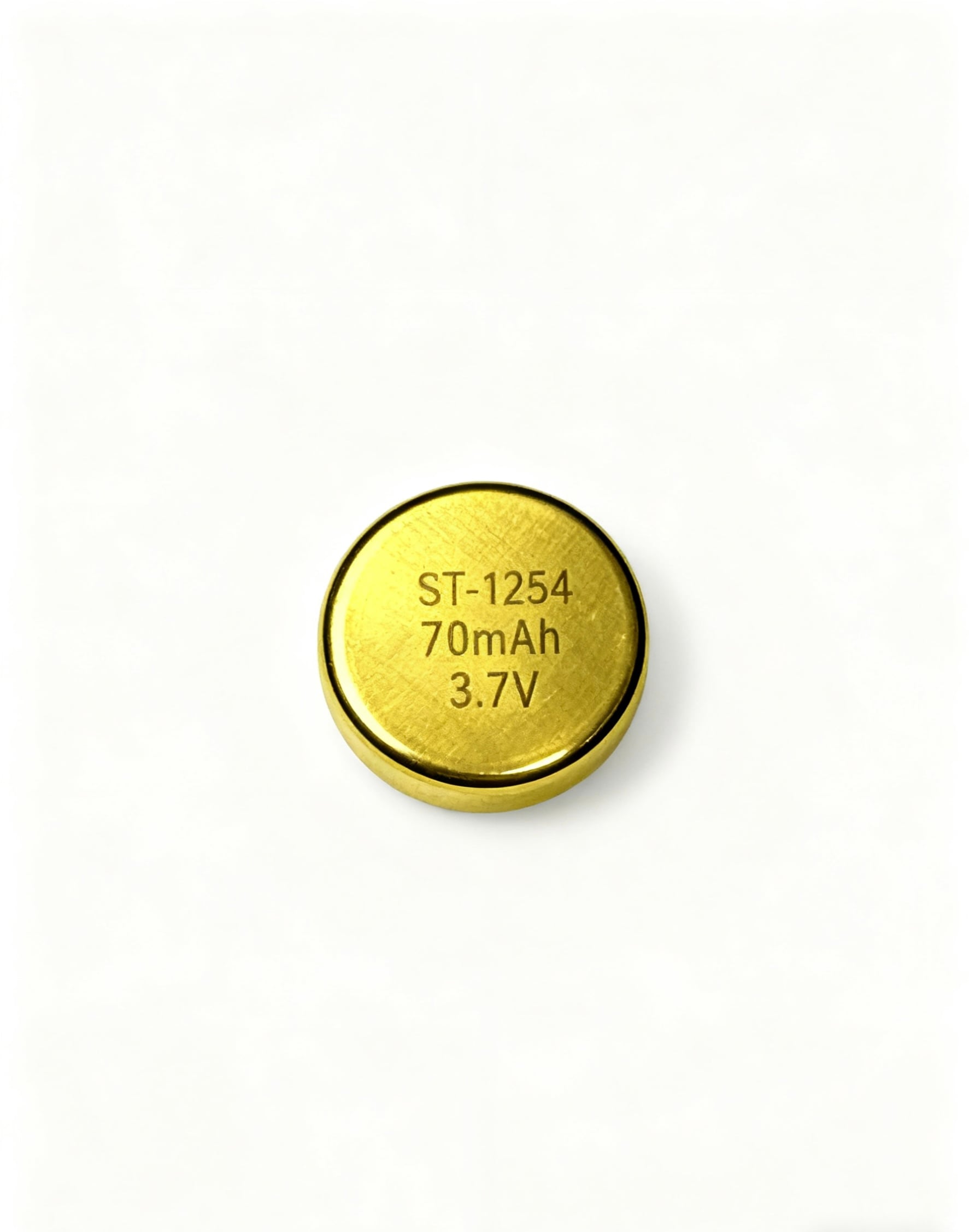 OEM Rechargeable Li ion Batteries 3.7V 70mAh ST-1254