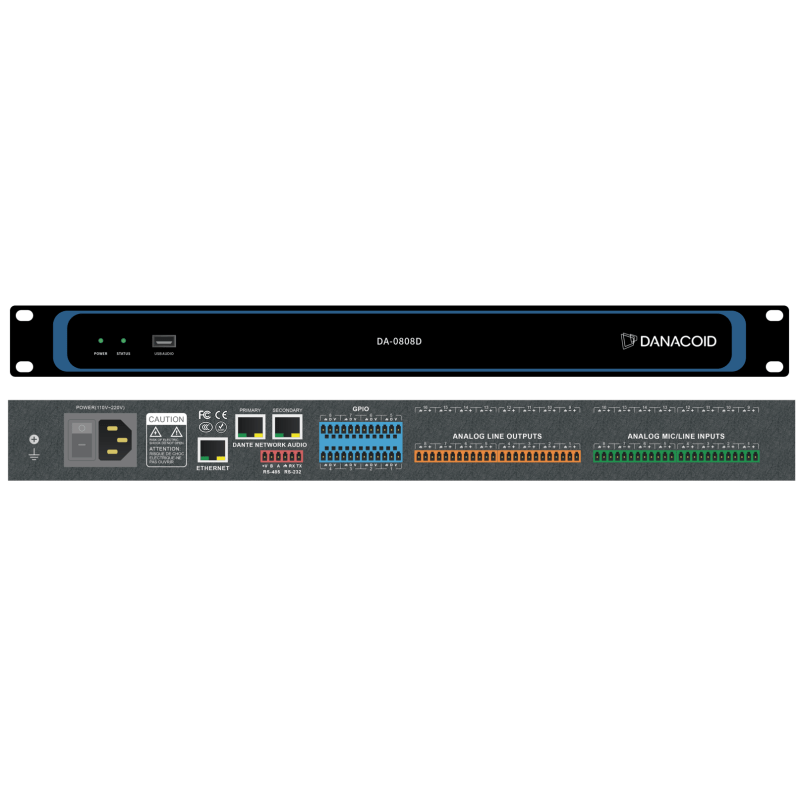 Prosesor Audio Digital (8 in 8 out)-DA-0808D