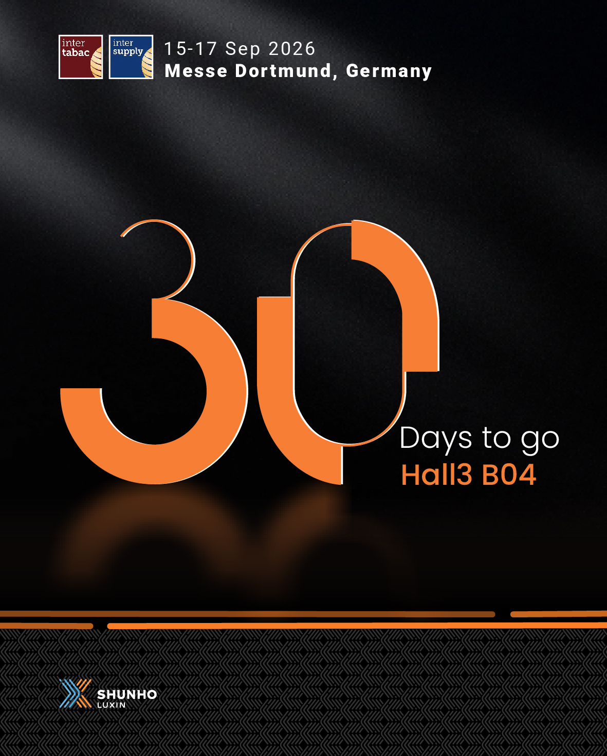 30 Days to go：Meet us at InterSupply