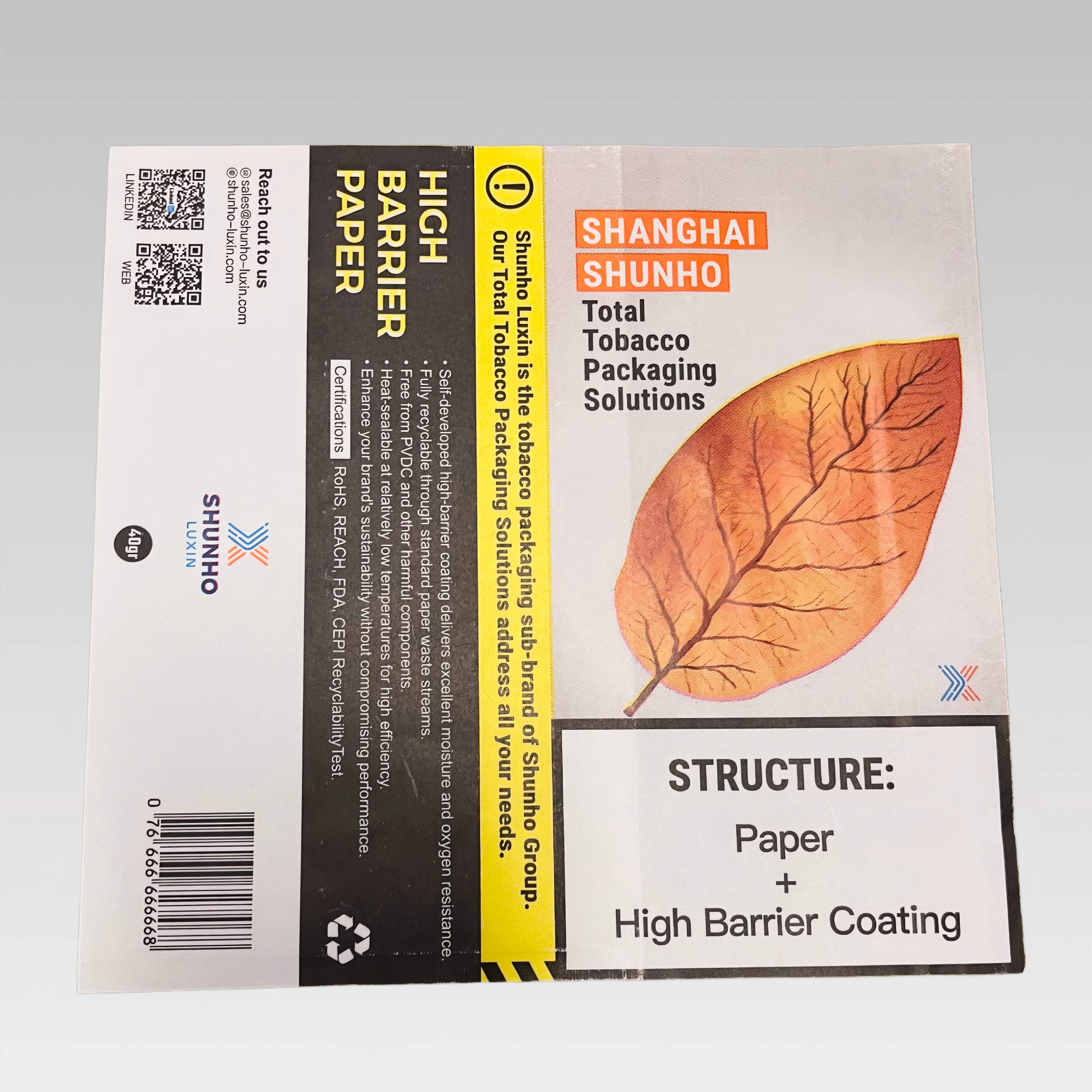 loose tobacco packaging