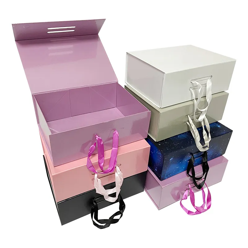 Rigid Gift Box with Matching Paper Bag | Foldable Gift Packaging for All Occasions