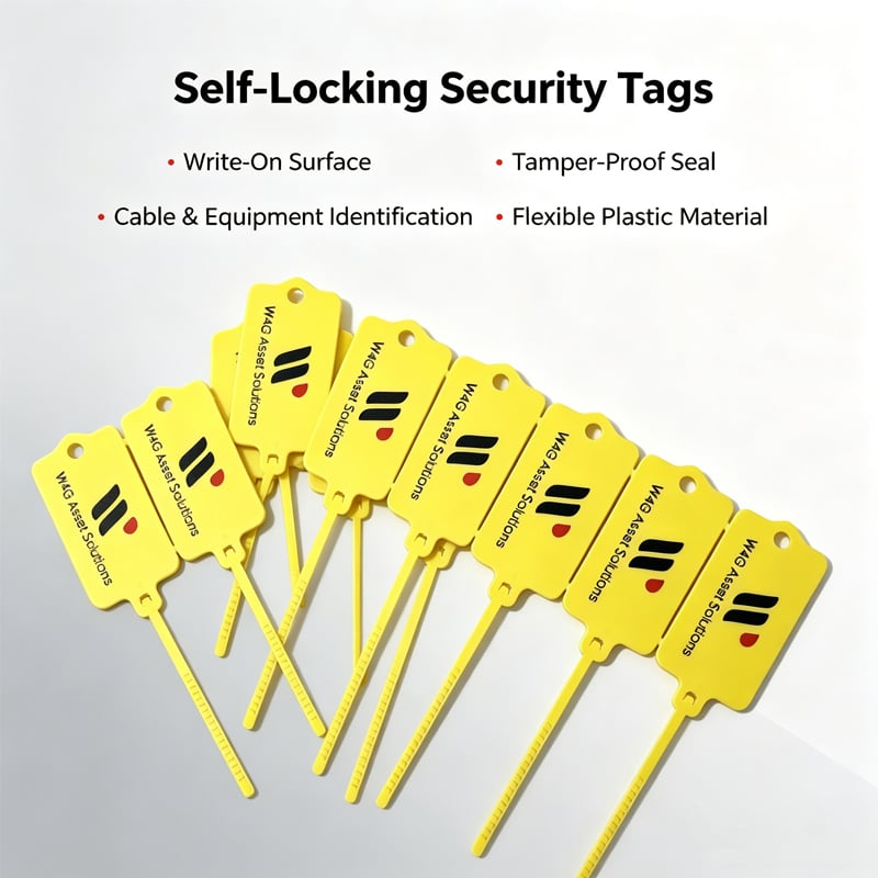 Custom Printed Self‑Locking Security Tags Production Project