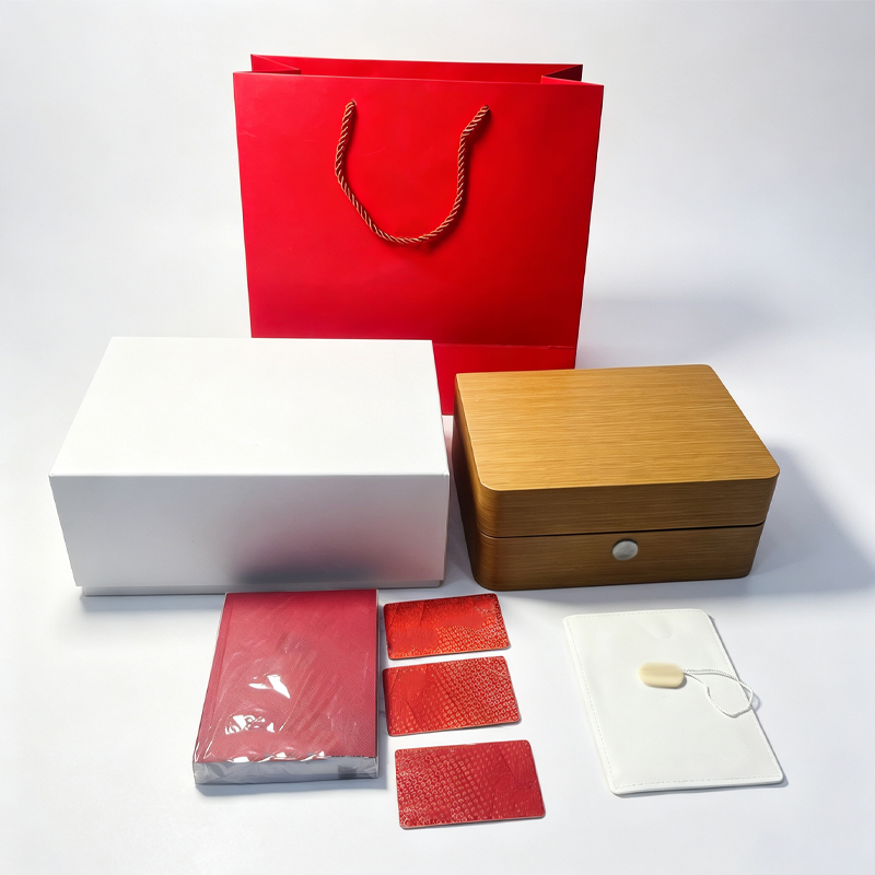 Luxury Bamboo Watch Gift Box Full Set | Premium Watch 