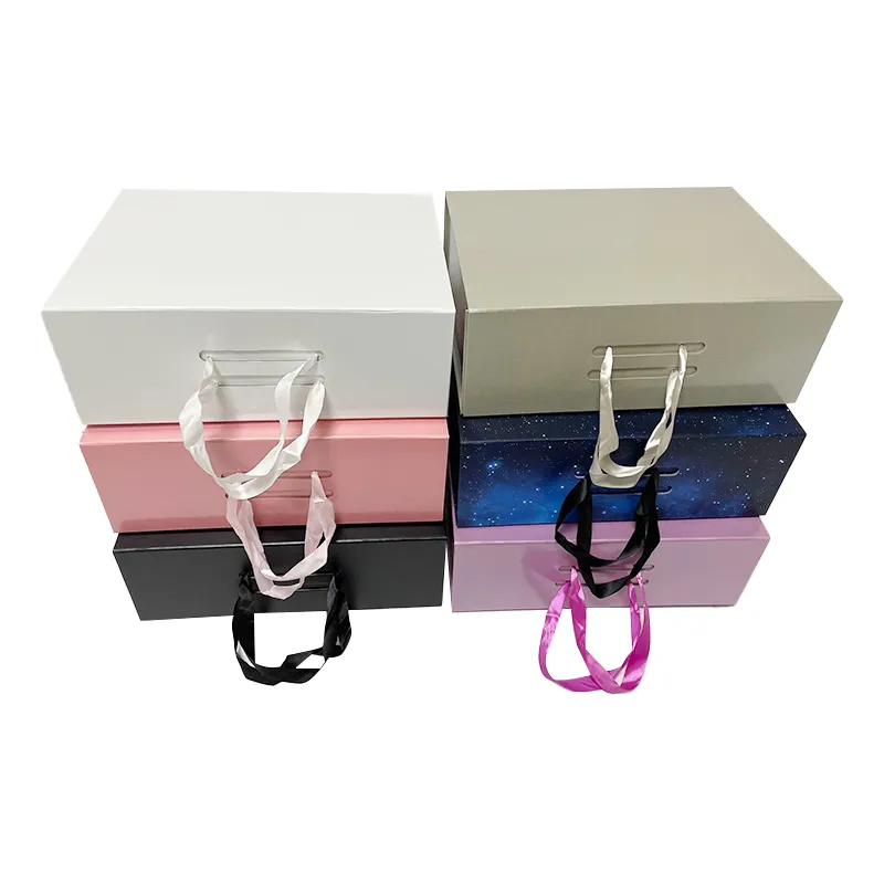 Rigid Gift Box with Matching Paper Bag | Foldable Gift Packaging for All Occasions
