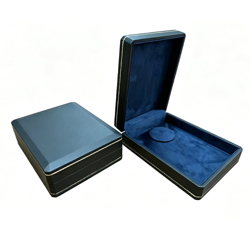 Custom Wooden Jewelry Box with Matte Finish and Velvet Lining