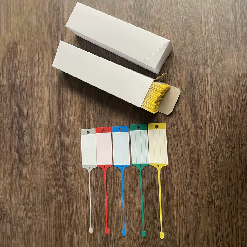 Paper box packaging for disposable plastic auto service tags, sample display of 5 colors(4a8ecf51df).png