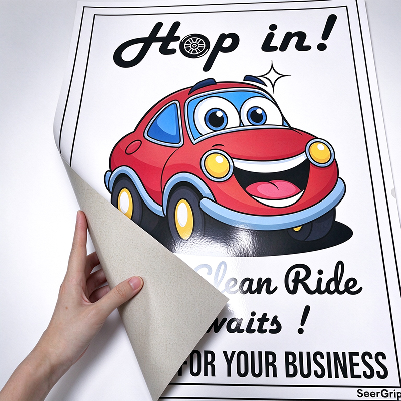 250g Heavy‑Duty Waterproof Disposable Car Floor Mat Paper – Glossy Custom Printed Single‑Use Auto Foot Protection Paper