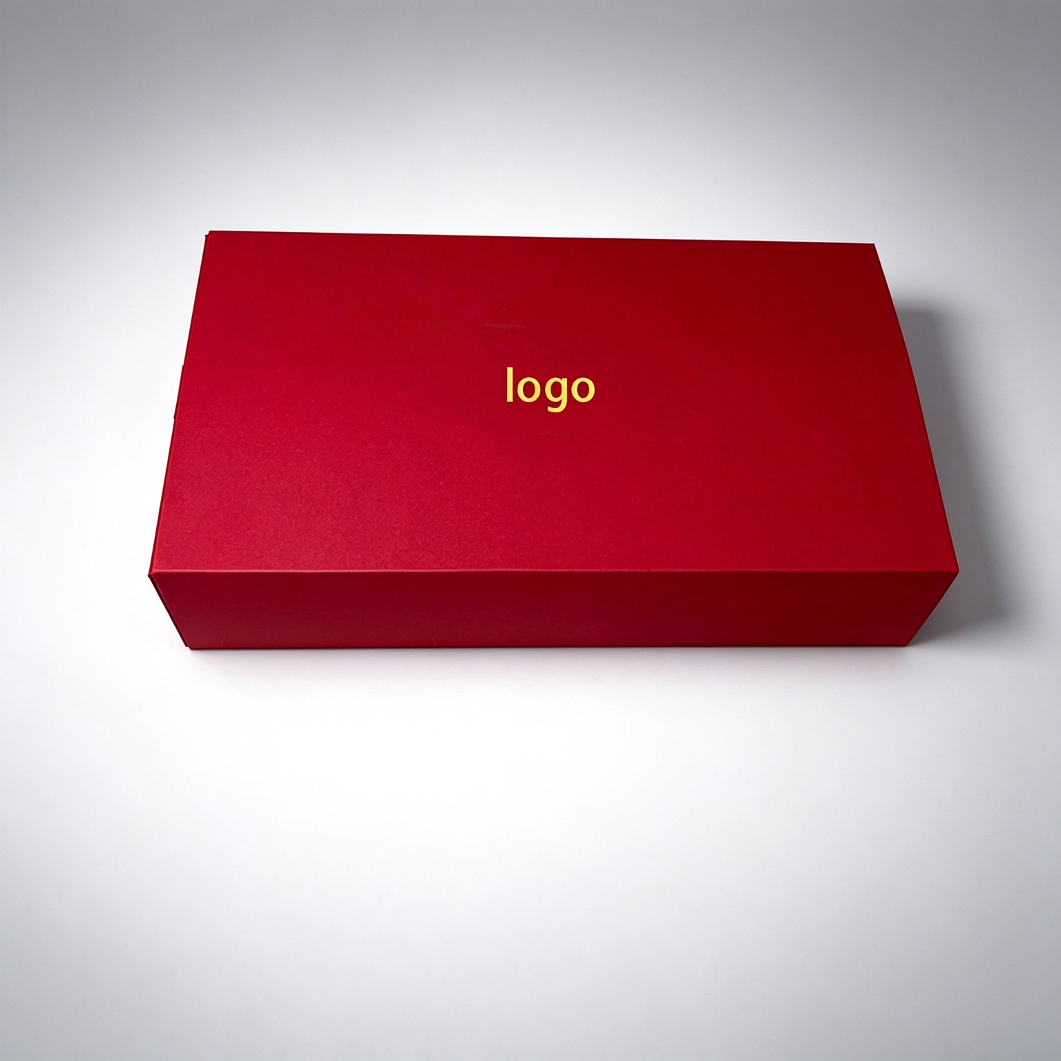 Custom Logo Luxury Red Magnetic Gift Box With Artificial Rose, Foldable Rigid Paper Box For Jewelry Cosmetic Valentine Gift Packaging