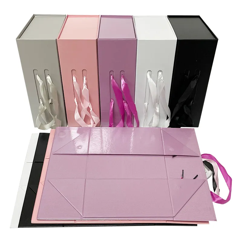 Rigid Gift Box with Matching Paper Bag | Foldable Gift Packaging for All Occasions