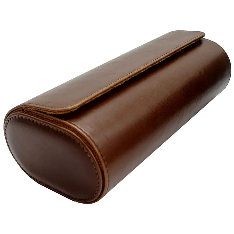 Leather Watch Roll Travel Case, Single / 2 Slot / 3 Slot Portable Watch Storage Box For Men, Luxury Watch Holder For Travel