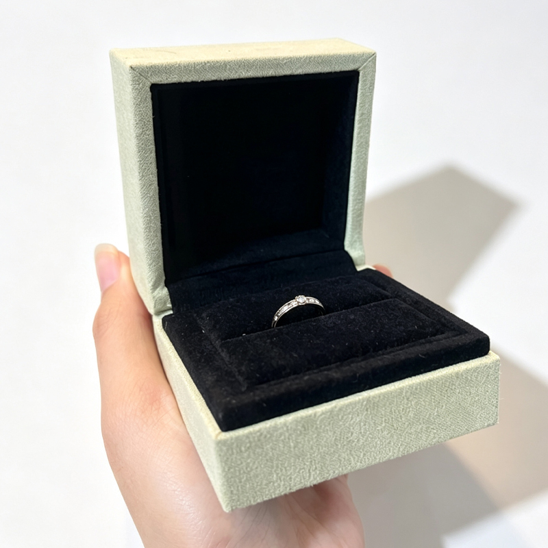 Luxury Green Microfiber Jewelry Gift Box Set, Ring Necklace Bracelet Storage Case