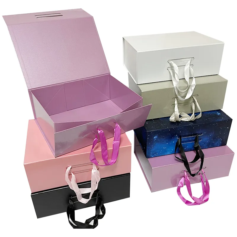Rigid Gift Box with Matching Paper Bag | Foldable Gift Packaging for All Occasions