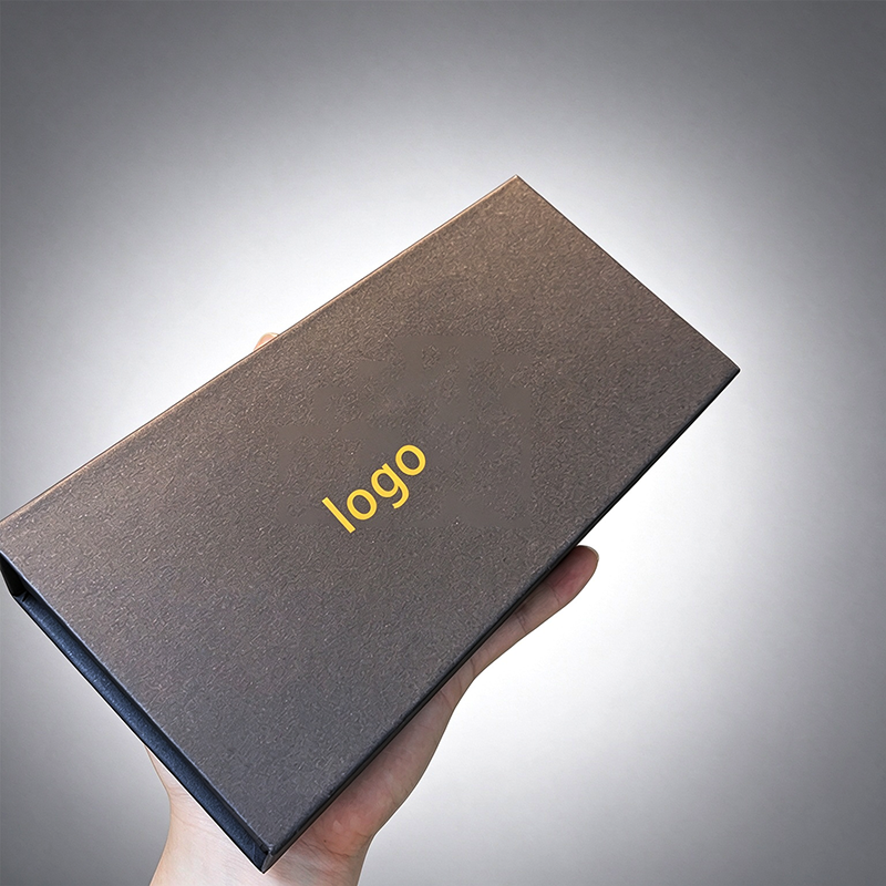 Custom Logo Black Rigid Flip Essential Oil Gift Box, 5 Bottles Foam Insert Packaging Box, Customizable Aromatherapy Paper Box Wholesale